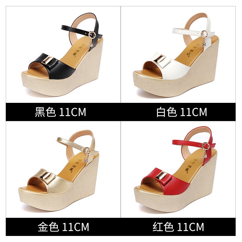 18713859411_812991225 Ultra high heel wedge sandals women's summer wear 2025. - Image 8