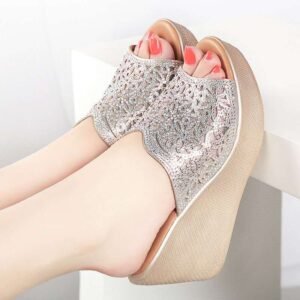 8cm High Heel New 2025 Silver Color