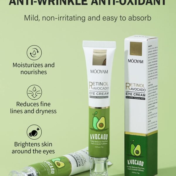 MOOYAM SKIN CARE – প্রাকৃতিক উজ্জ্বলতার রহস্য! Nature’s Glow, Perfected for You! - Mooyam Retinol Avocado eye cream