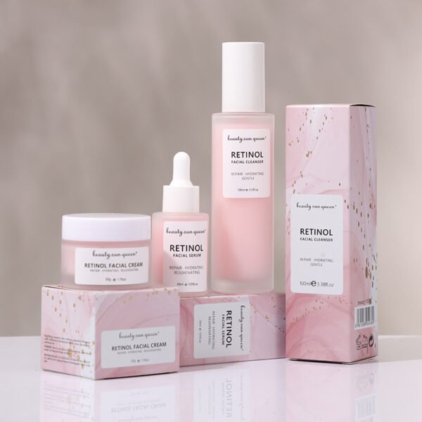 Retinol Skin Care Set, Korean Skin Care, Fade Fine Lines Serum Cream, Spot Cream