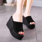 Wedge Heels 10CM Summer Platform Muffin Thick Sole Versatile Fashion Fish Mouth Sandals Women