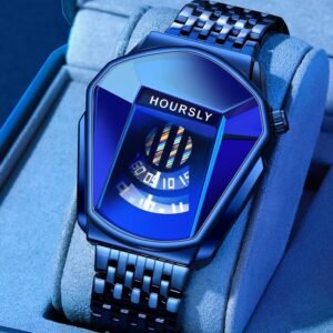 HOURSLY Male Watch Motorcycle Personality Watch Waterproof Wristwatch Ch quartz watch