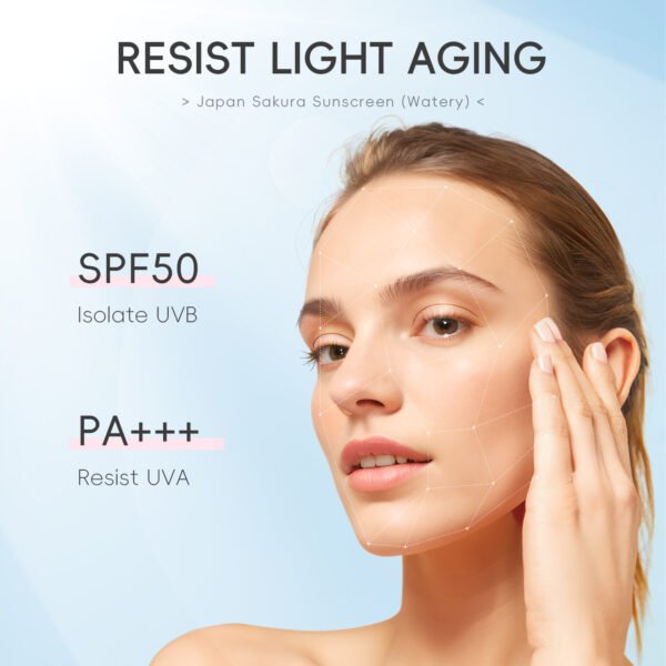 LAIKOU Japan Sakura sunscreen SPF 50 PA+++ - Image 5