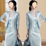 Single/Suit Early autumn new women's suits, light luxury, high-end feminine blazers, sundresses, two-piece sets