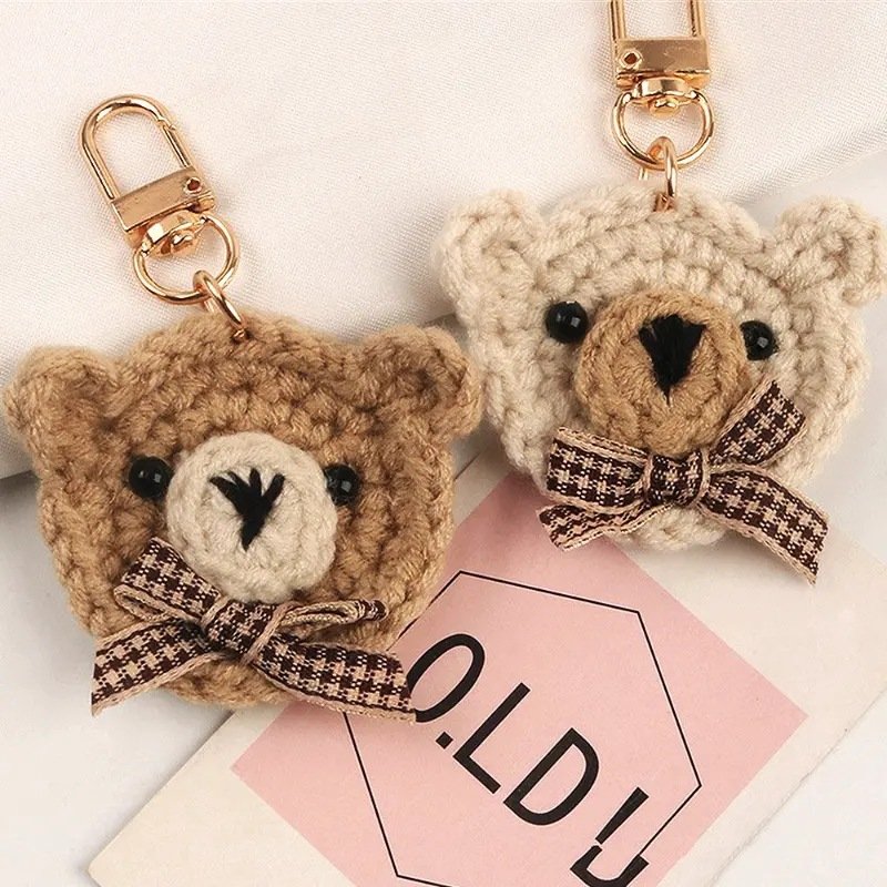 主图-1 Handmade bears Korean ins cartoon series cute keychain - Image 2