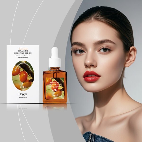 Hoygi Vitamin C Serum Gently moisturizes, locks in moisture, firms and brightens daily skincare and beauty serum