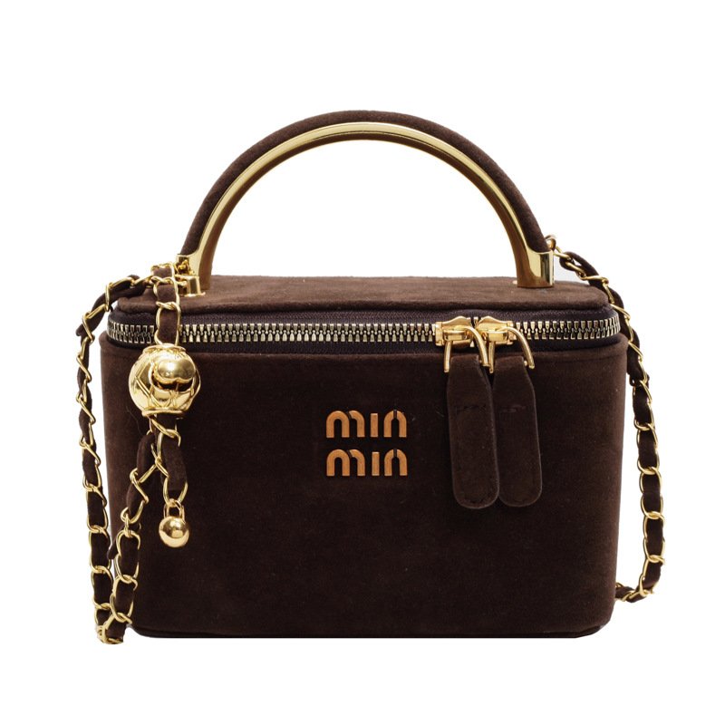 主图-10 min min |2025The new French box bag is niche luxury women's shoulder bag, crossbody bag, personality and versatile mini handy - Image 7