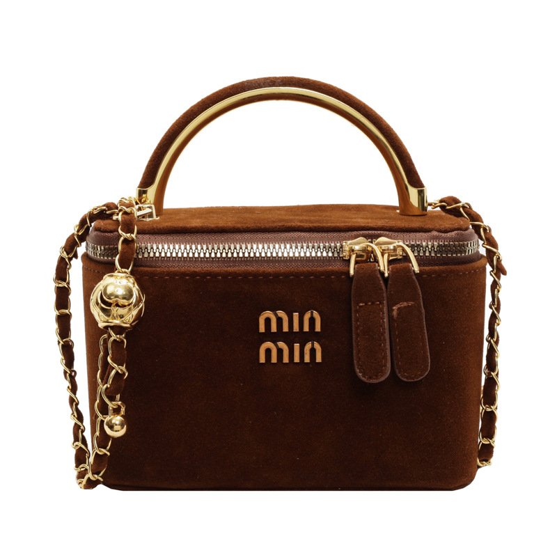 主图-11 min min |2025The new French box bag is niche luxury women's shoulder bag, crossbody bag, personality and versatile mini handy - Image 6