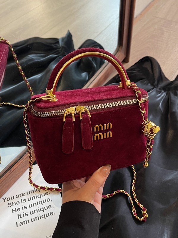 主图-2 min min |2025The new French box bag is niche luxury women's shoulder bag, crossbody bag, personality and versatile mini handy - Image 2