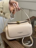Korean version of the trendy fashion high-end crossbody bag women's new 2025 spring and summer shoulder small square bag texture handbag.