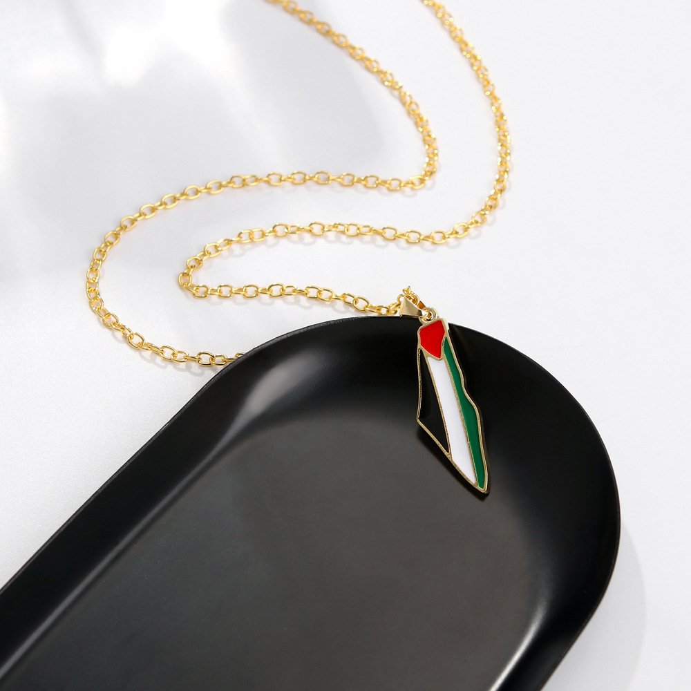 主图-2 Palestine necklace stainless steel - Image 4