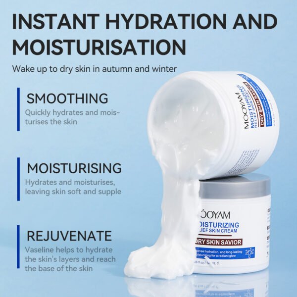 MOOYAM Moisturizing Skin Cream, Hyaluronic Acid, Collagen Moisturizer, Hydrating Face Cream, Coconut Oil Moisturizer, 120mL - Image 5