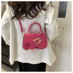 Trendy niche design, versatile small square bag, women's bag.