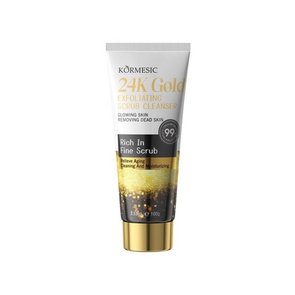 Kromesic 24k gold cleanser| exfoliating scrub cleanser.
