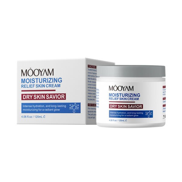 MOOYAM Moisturizing Skin Cream, Hyaluronic Acid, Collagen Moisturizer, Hydrating Face Cream, Coconut Oil Moisturizer, 120mL - Image 3