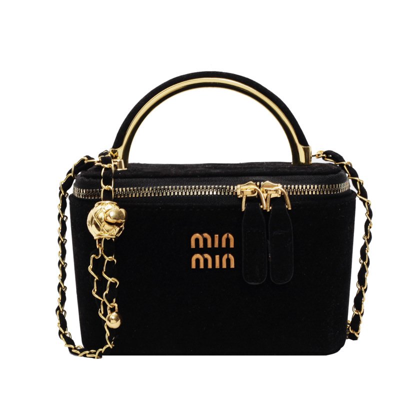 主图-7 min min |2025The new French box bag is niche luxury women's shoulder bag, crossbody bag, personality and versatile mini handy - Image 10