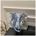 New large-capacity bag women's casual foreign style canvas shoulder bag