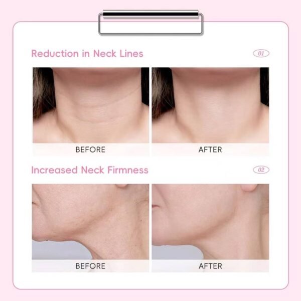 Neck Renaissance: 10s Silk Architect✨】 🌸 Sakura Bloom Tech ✨ C-Lift Matrix → Melts into cashmere dew → Erases crepe crinkles → Builds anti-gravity velvet rampart For screen-weary souls — elegance reborn with every twist - Image 6