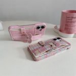 Braided Love Card Holder Phone Case for iPhone 14/13/12/11 & 15/16 Pro Max