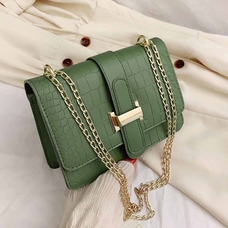 主图-3 Stone Pattern Embossed Square Shoulder Bag Summer Minimalist Crossbody - Image 13