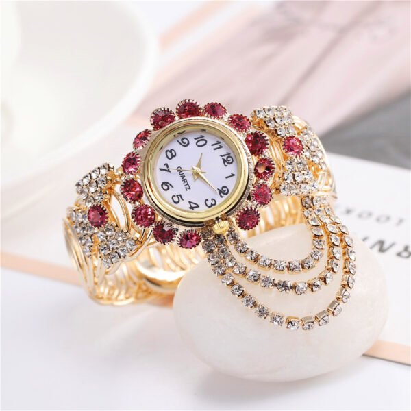 Douyin New Korean Diamond Digital Watch Bracelet - Image 5
