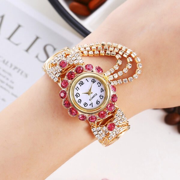Douyin New Korean Diamond Digital Watch Bracelet - Image 4