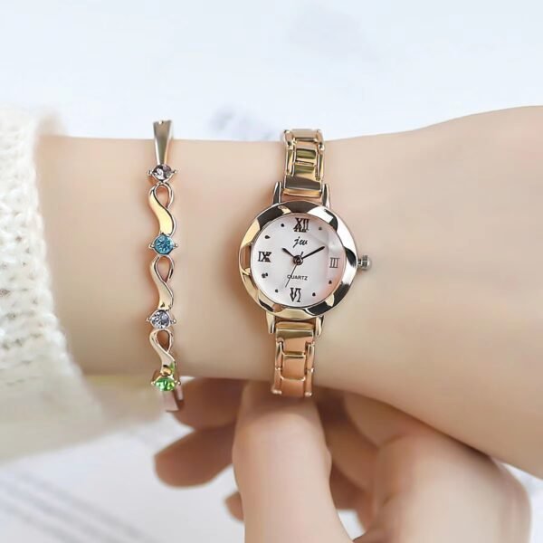 New Korean Minimalist Small Dial Quartz Watch for Women - Image 3