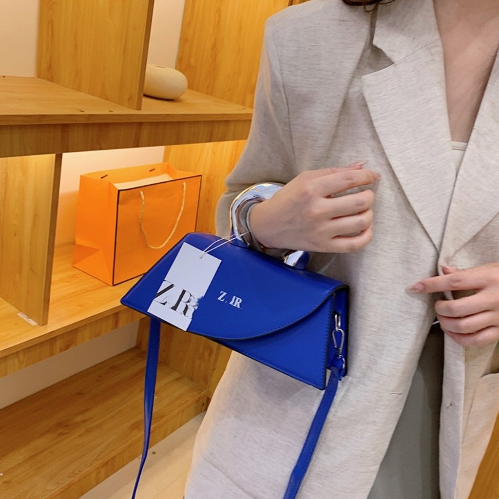 详情-19 ZARA Women's 2023 High-End Niche Design Small Square Crossbody Bag - Image 4