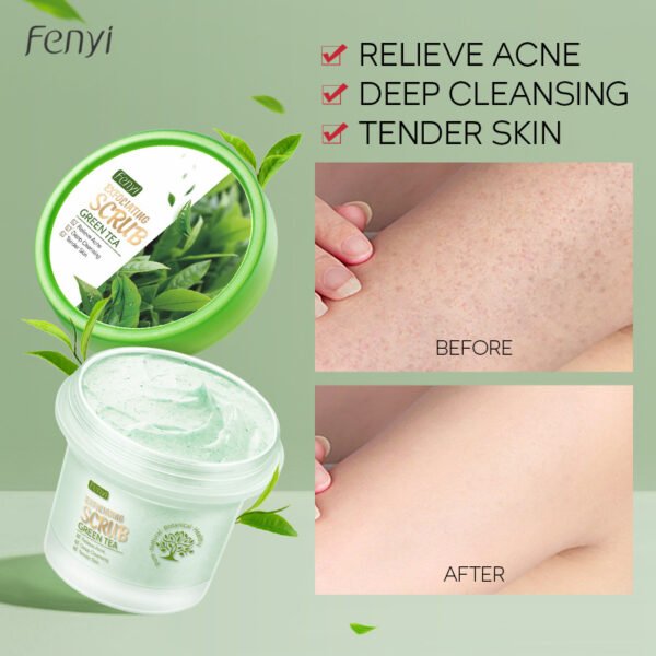 FENYI Green Tea Hydrating Scrub - Image 3
