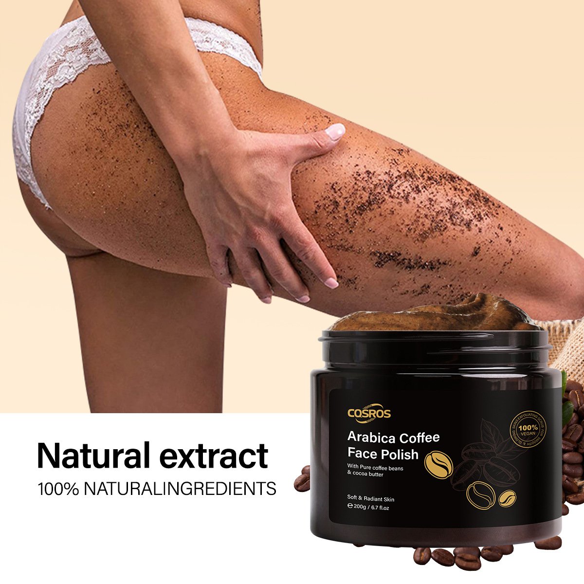 主图-3 Caffeine Rush 3-in-1 Body & Facial Scrub Cleansing Balm - Image 2