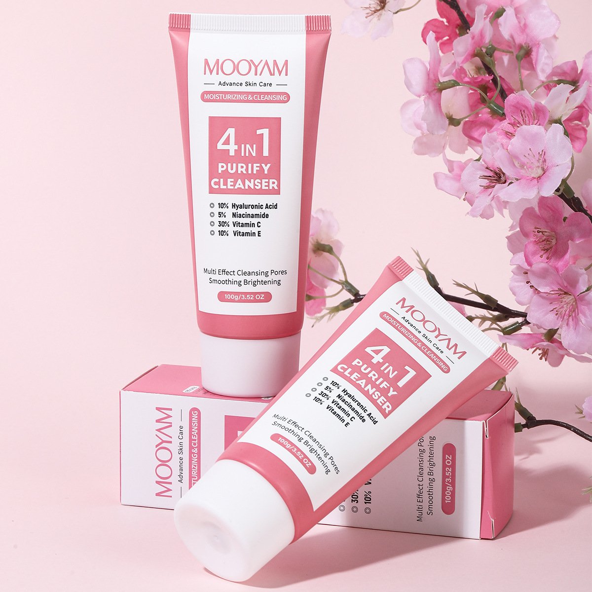 主图-3 MOOYAM 4-in-1 Miracle Facial Cleanser - Image 2