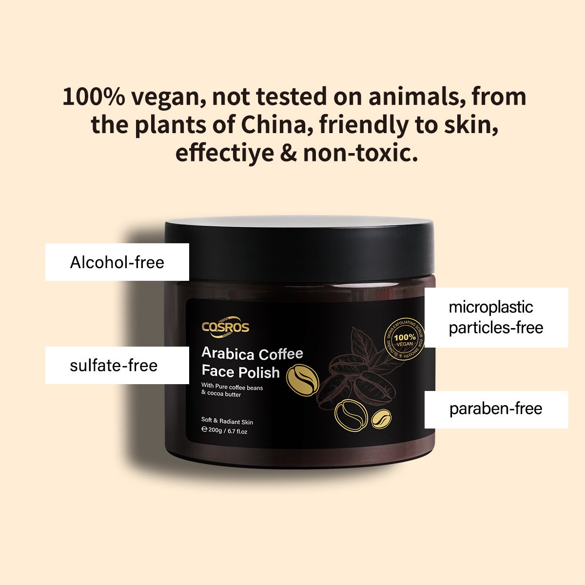 主图-5 Caffeine Rush 3-in-1 Body & Facial Scrub Cleansing Balm - Image 3