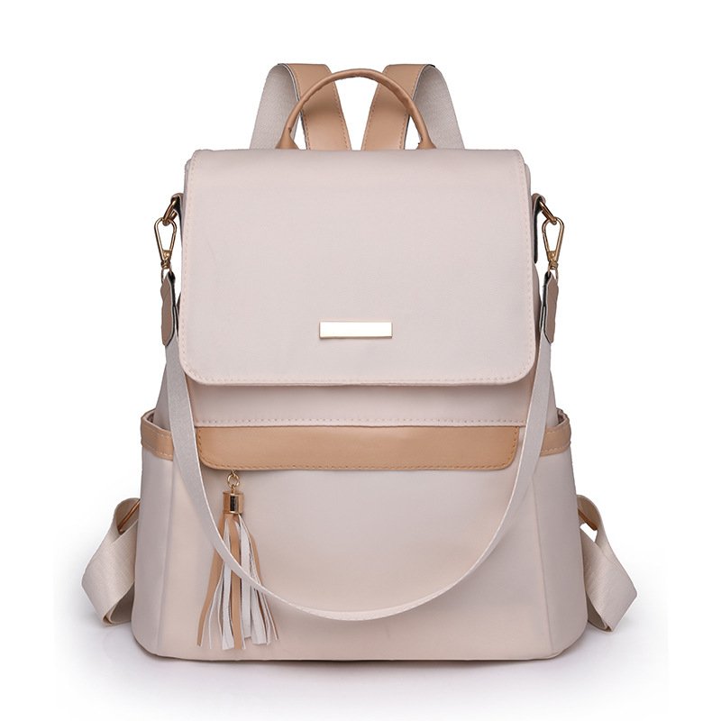 主图-6 Korean Anti-Theft Nylon Backpack - Image 7