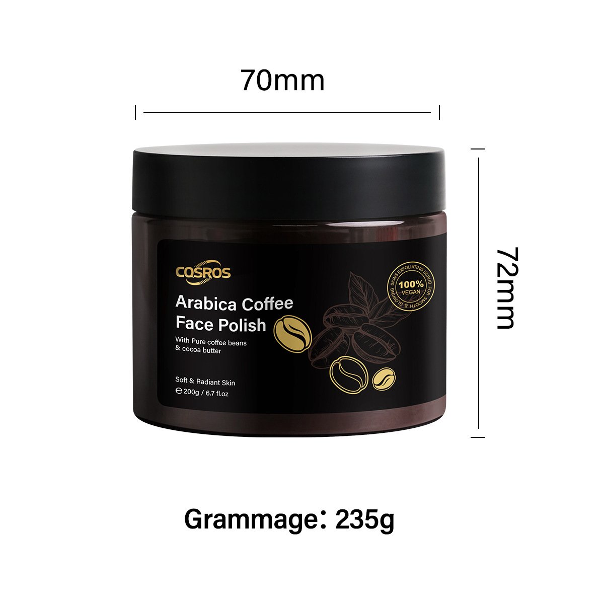 主图-7 Caffeine Rush 3-in-1 Body & Facial Scrub Cleansing Balm - Image 6