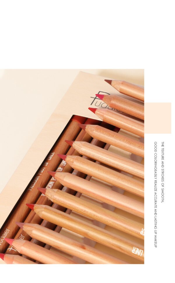PUDAIER 12-Color Matte Lipstick & Liner Set - Image 8