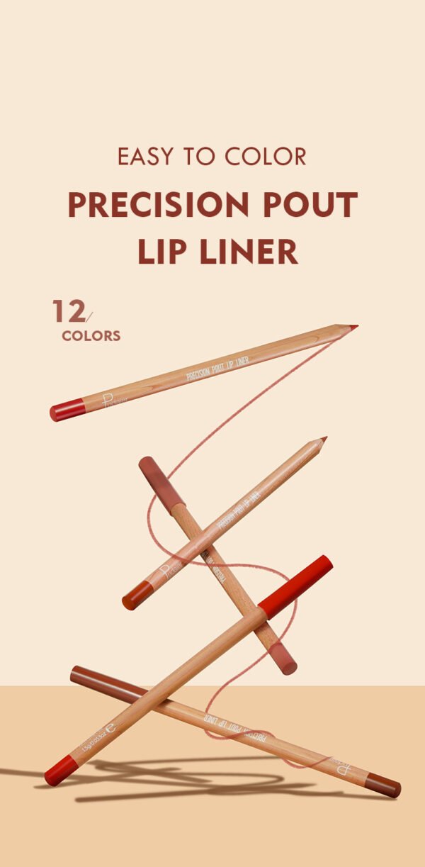 PUDAIER 12-Color Matte Lipstick & Liner Set - Image 9
