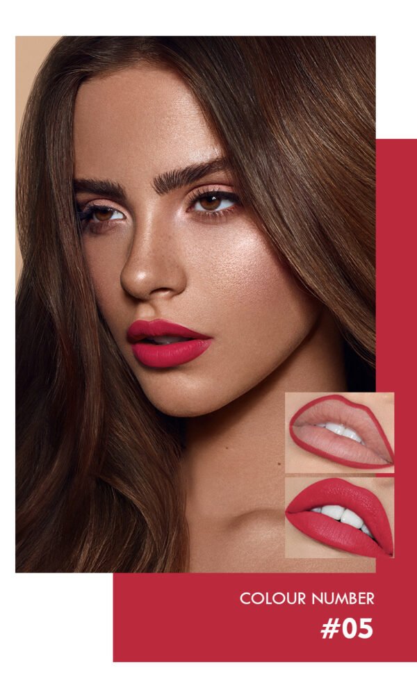 PUDAIER 12-Color Matte Lipstick & Liner Set - Image 14