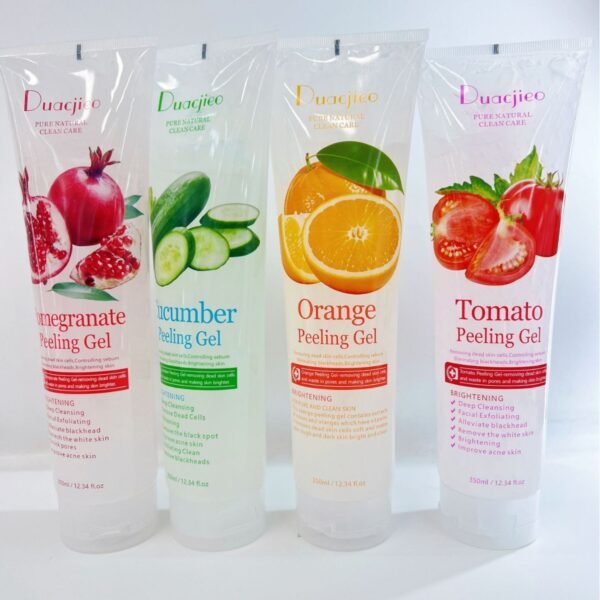 Duacjieo Full Body Exfoliating Gel Scrub – Fruit Series 350ml Peeling Gel