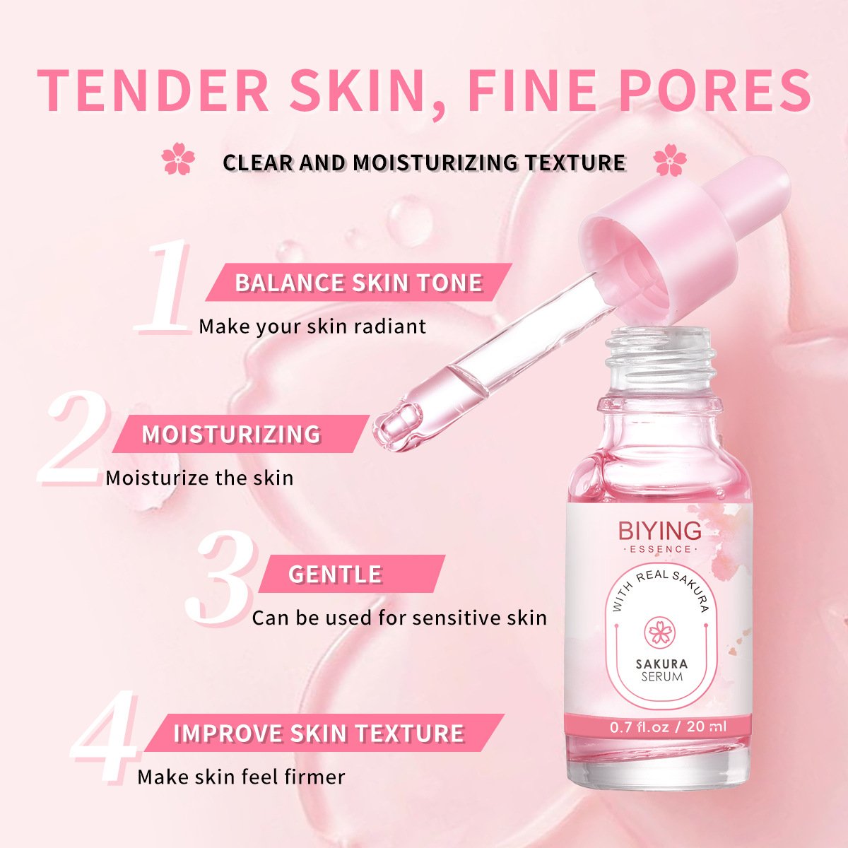 sakura cherry blossom collagen firming serum sakura cherry blossom collagen firming serum