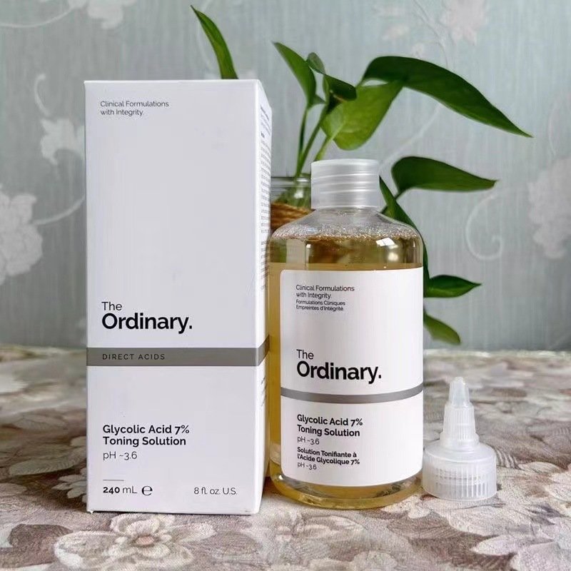the ordinary glycolic acid 7% toning solution – exfoliating facial toner 240ml the ordinary glycolic acid 7% toning solution – exfoliating facial toner 240ml
