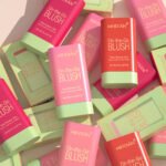 portable blush stick & highlighter – solid cream blush for face makeup