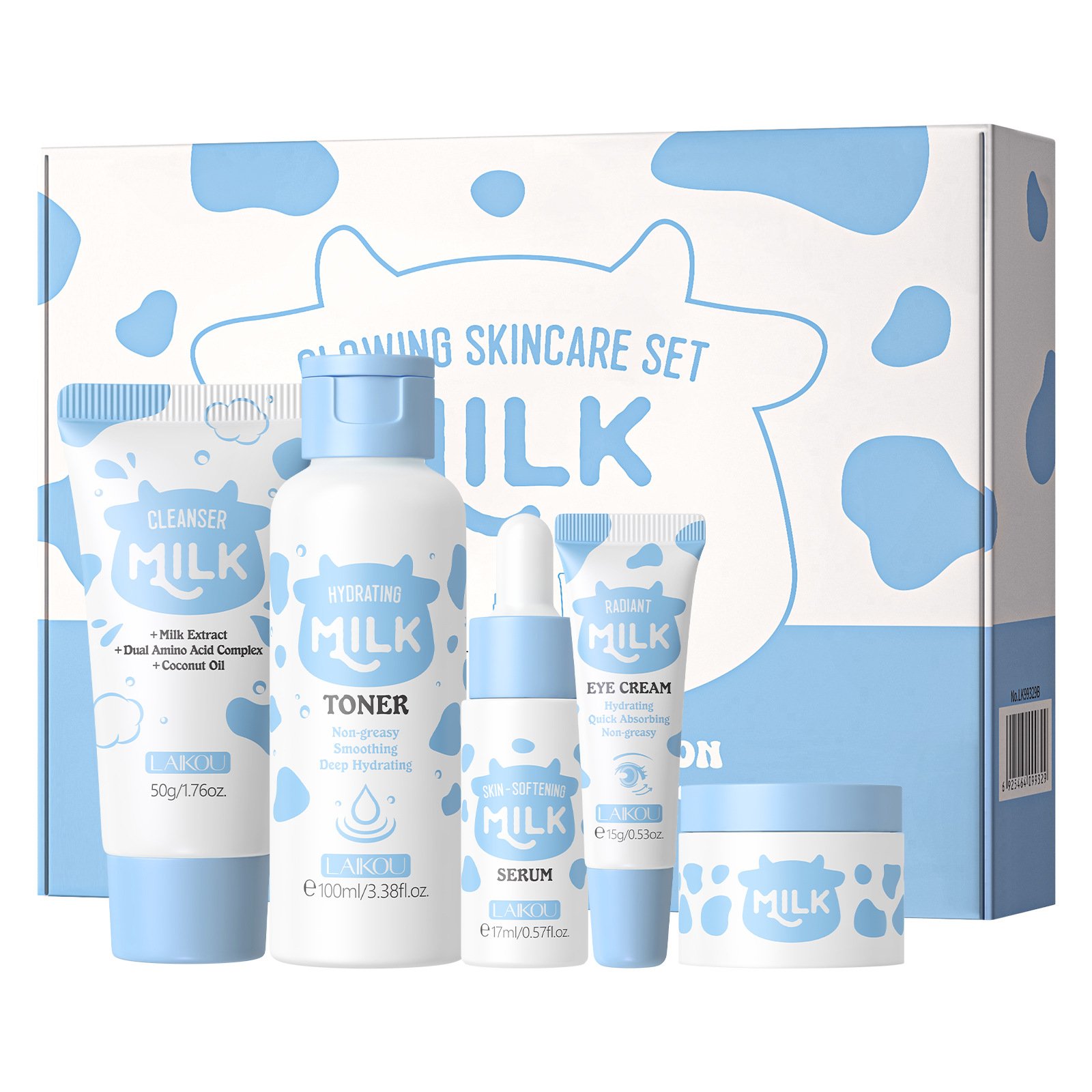 laikou milk 5 in 1 skincare set – hydrating & moisturizing facial care laikou milk 5 in 1 skincare set – hydrating & moisturizing facial care