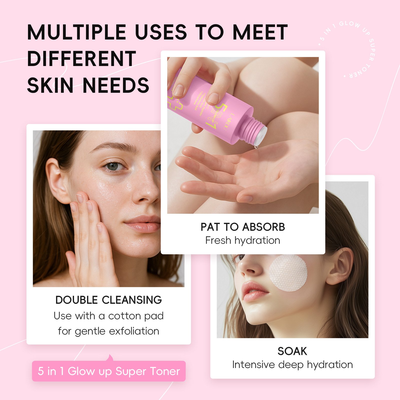 laikou 5 in 1 glowing toner – 100ml laikou 5 in 1 glowing toner – 100ml