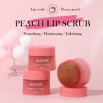 mooyam peach lip scrub – soft, sweet & smooth lips
