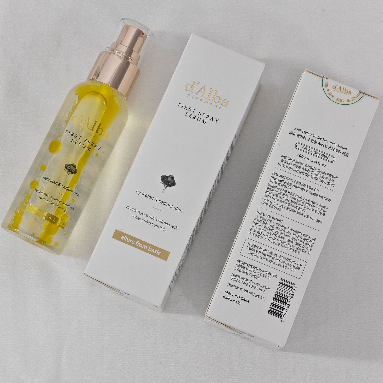 d’alba piedmont first spray serum – white truffle glow mist d’alba piedmont first spray serum – white truffle glow mist