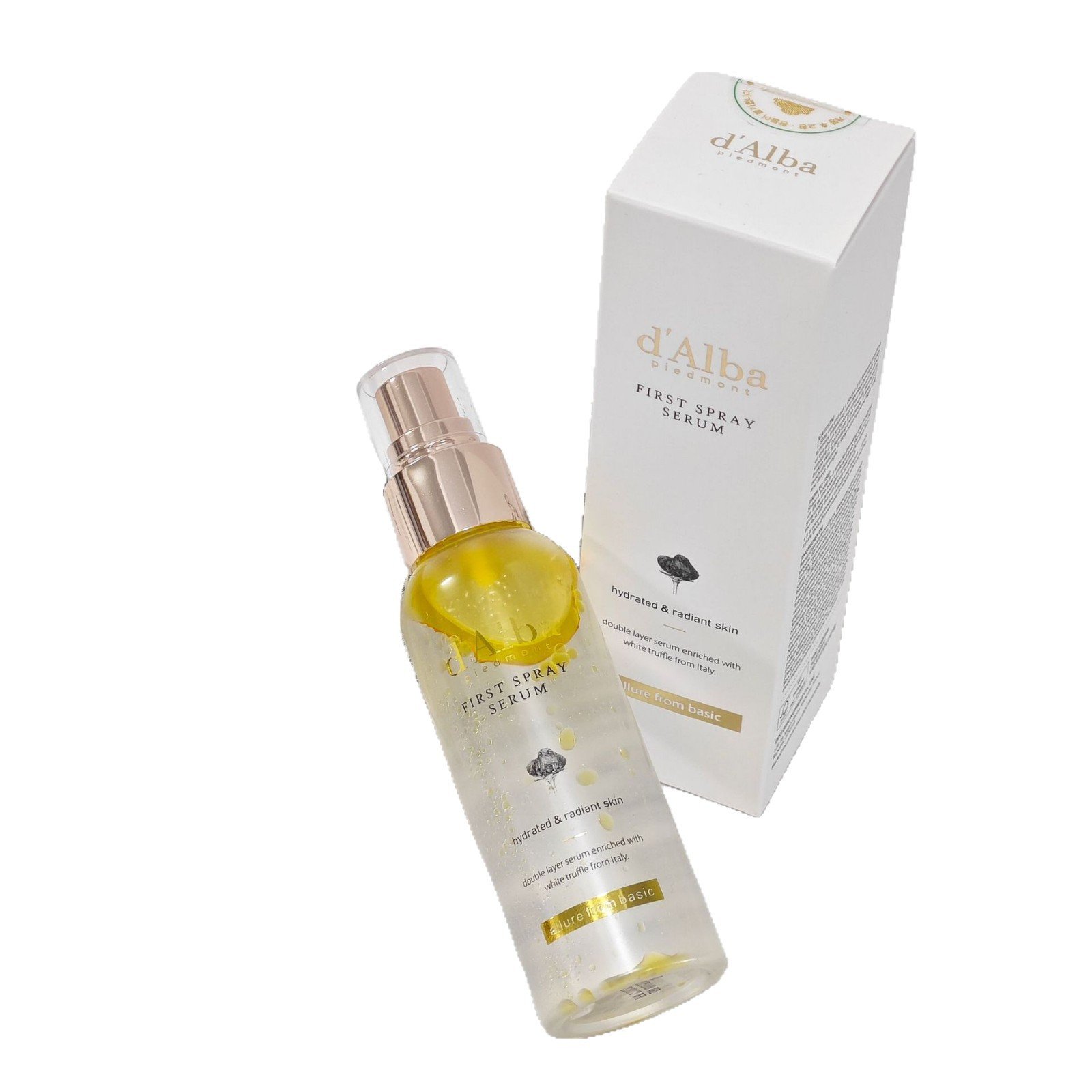 d’alba piedmont first spray serum – white truffle glow mist d’alba piedmont first spray serum – white truffle glow mist