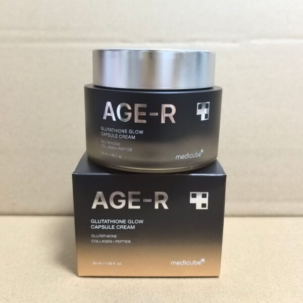 Medicube AGE-R Glutathione Glow Capsule Cream – Collagen + Peptide Brightening Anti-Aging Cream