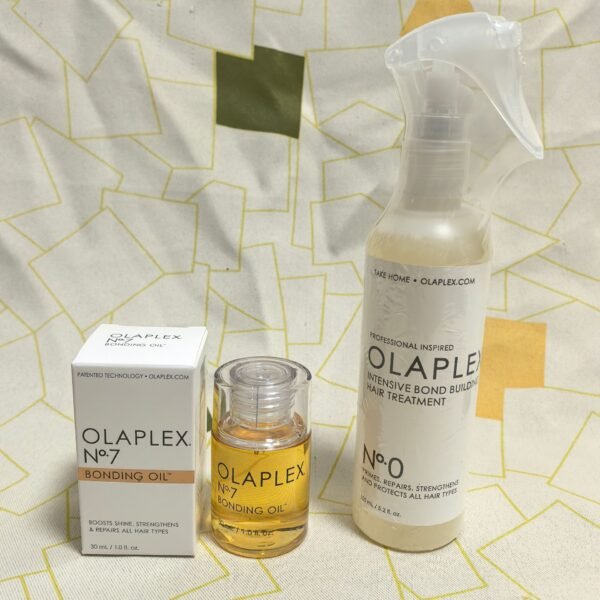 OLAPLEX No.7 Hair Oil & No.0 Treatment – Leave-In Repair for Damaged & Dry Hair