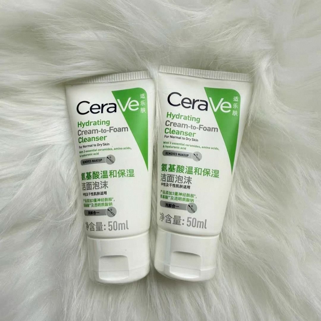 cerave hydrating cream to foam cleanser 50ml cerave hydrating cream to foam cleanser 50ml