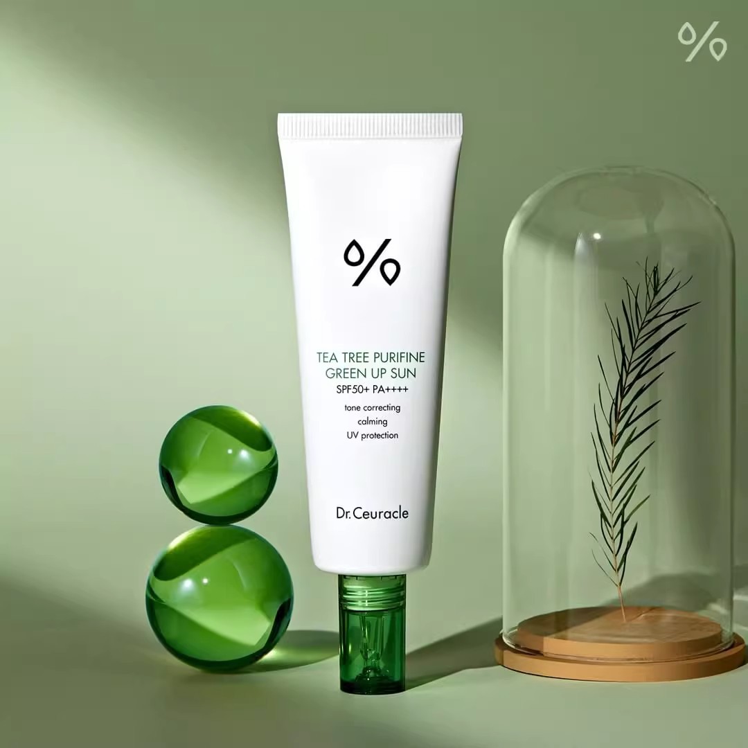 dr.ceuracle tea tree purifine soothing sunscreen spf50+ pa++++ dr.ceuracle tea tree purifine soothing sunscreen spf50+ pa++++